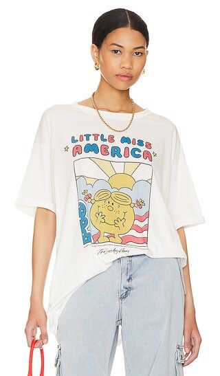 Little Miss America Oversized Tee in White | Revolve Clothing (Global)