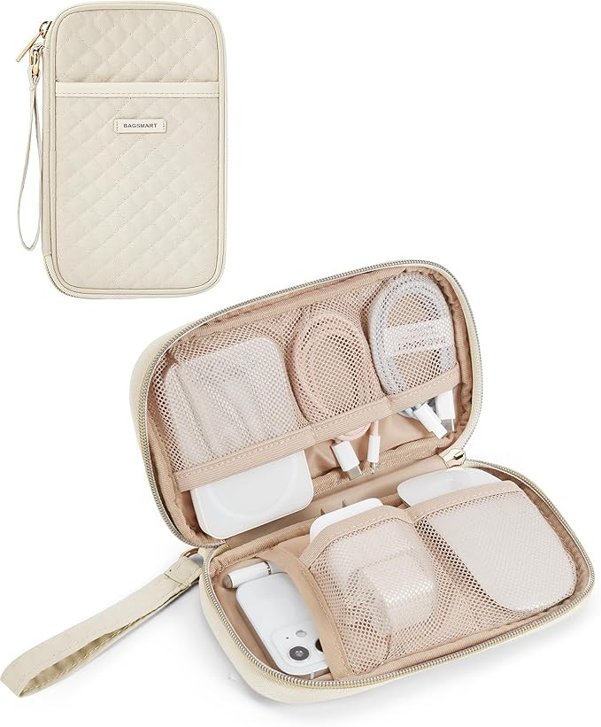 BAGSMART Cord Organizer Travel Cable Organizer Bag Tech Electronic Organizer Travel Case, Travel ... | Amazon (US)