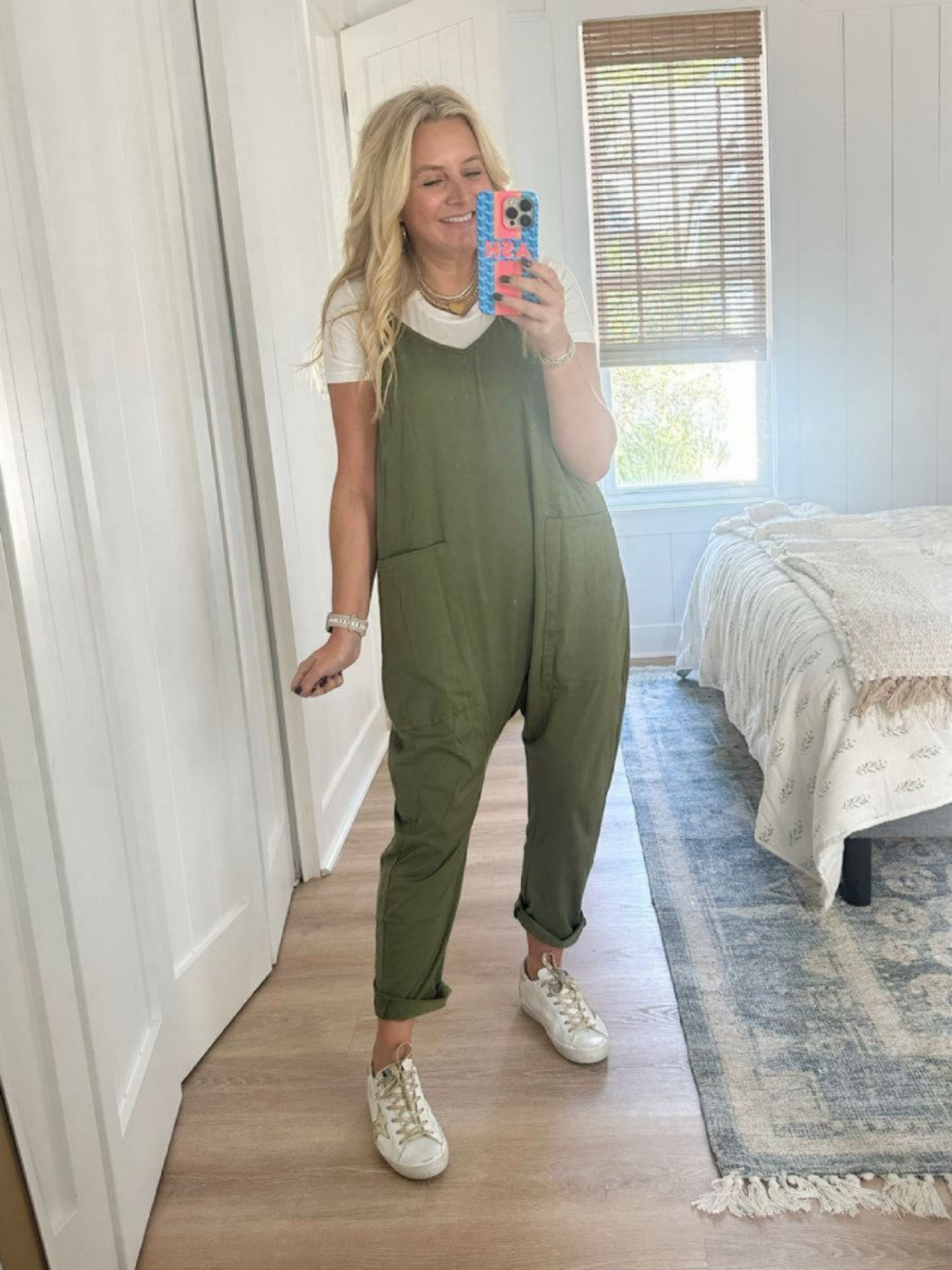 Loving this jumpsuit. I grabbed a few of the fall colors to get me into the fall spirit. Wearing a small

#LTKSeasonal #LTKfindsunder100 #LTKstyletip