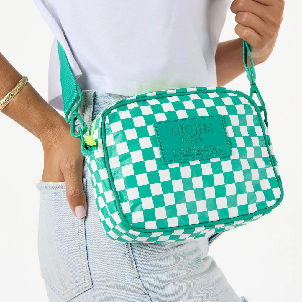 Le Tour Petite Check (Grove) | ashe couture 