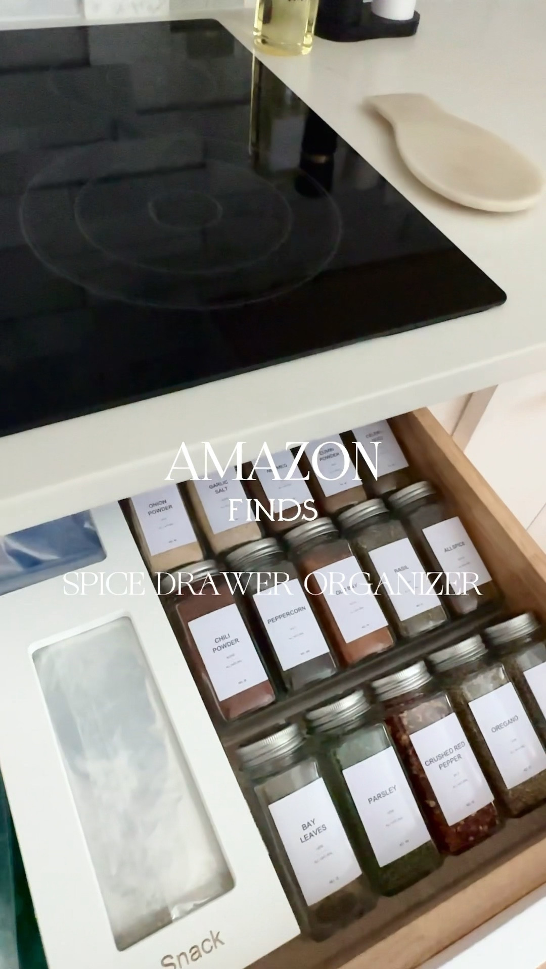 Transform your cooking space with this fabulous Kitchen Organization Tip! 🌿🍳 Say goodbye to cluttered countertops and messy cabinets. Introducing the Spice Drawer Organizer - the secret to keeping your spices neat, accessible, and beautifully arranged. 🌶️ #amazonfinds #kitchenorganozation #amazonhome

#LTKhome #LTKFind #LTKsalealert