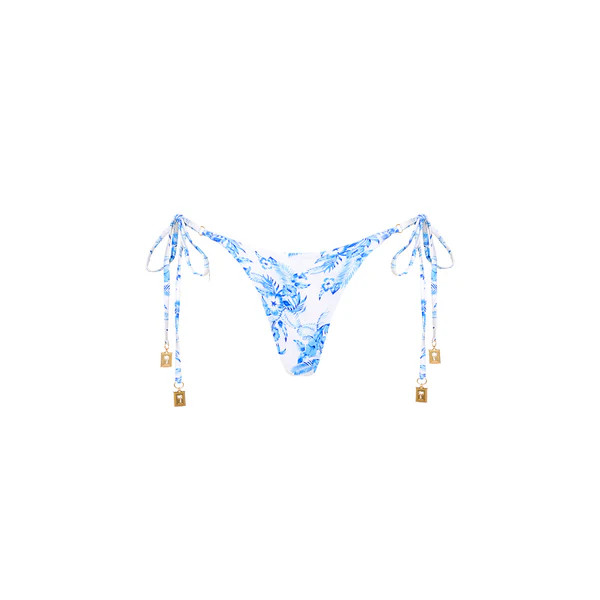 Thong Tie Side Bikini Bottom - Vintage Paradise | Kulani Kinis US
