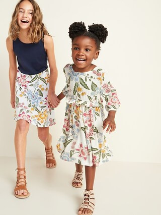 Fit & Flare Tank Dress for Girls | Old Navy (US)