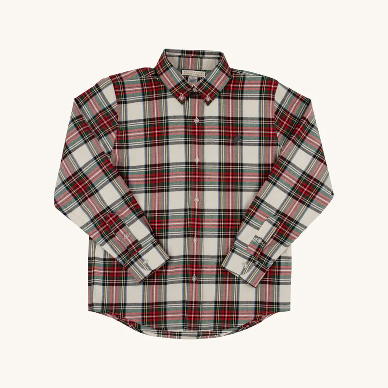 Dean's List Dress Shirt (Flannel) - Charlie Place Plaid with Grandison | The Beaufort Bonnet Company