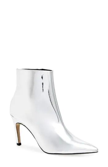 Women's Topshop Hot Toddy Pointy Toe Boot, Size 10.5US / 41EU - Metallic | Nordstrom