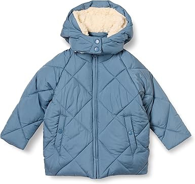 Amazon Essentials Girls and Toddlers' Long Quilted Cocoon Puffer Coat | Amazon (US)