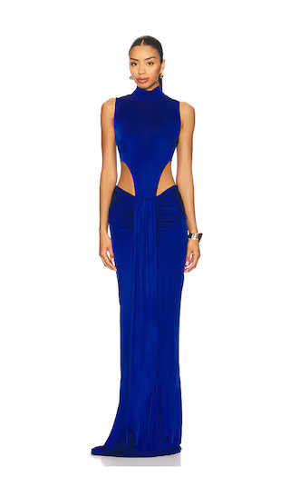 The Mohini Gown in Cobalt Blue | Revolve Clothing (Global)