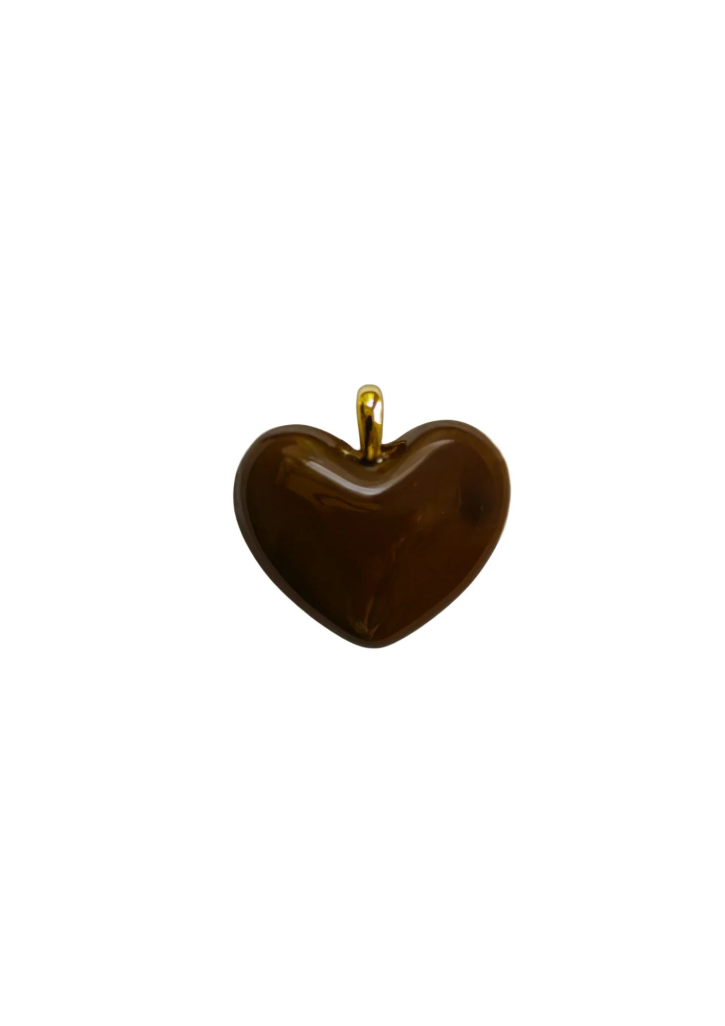 PRE ORDER: Chocolat Heart Charm | Nicola Bathie Designs