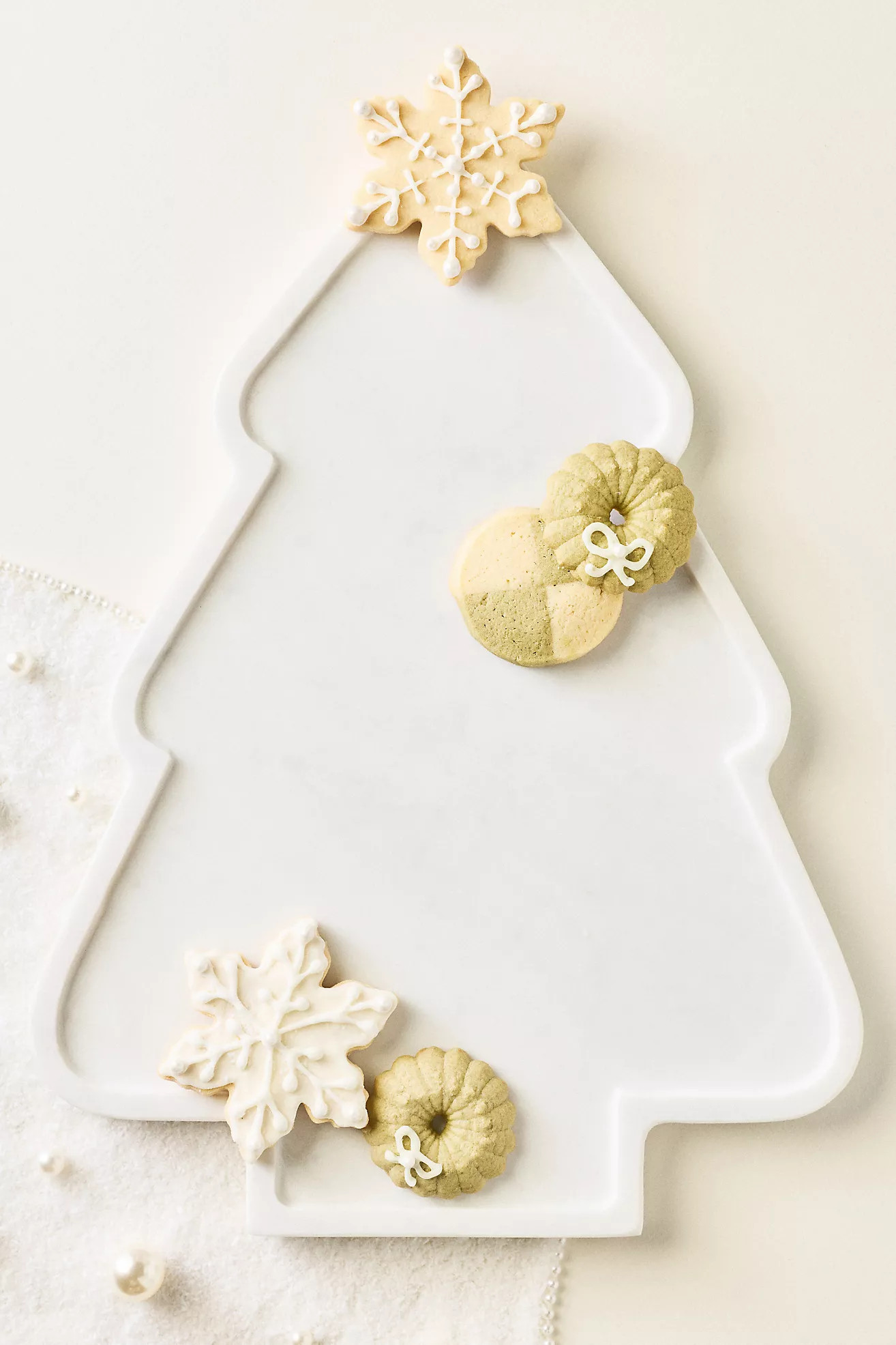 Blitzen Marble Gingerbread Serving Board | Anthropologie (US)