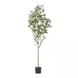 Bayou 6 ft. Green Artificial Eucalyptus Tree | The Home Depot