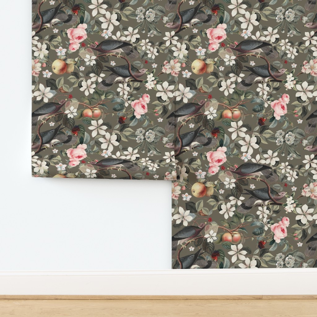 vintage orchard on Farrow Ball pantalon | Spoonflower