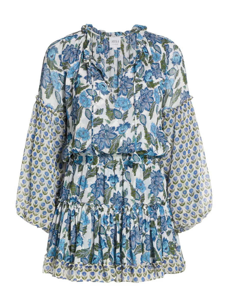 Elisabetta Floral Minidress | Saks Fifth Avenue