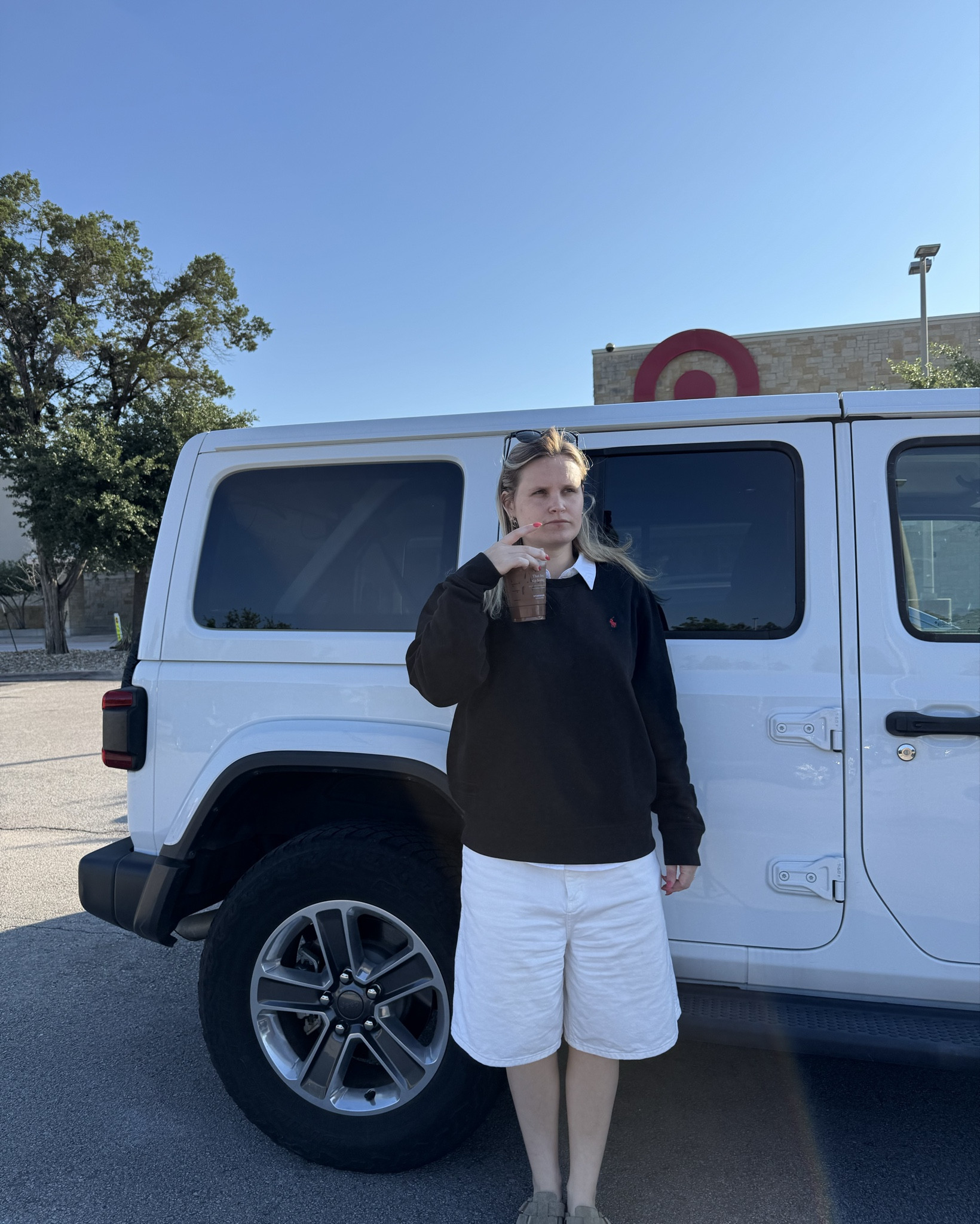 Summer outfit, Ralph Lauren sweatshirt, Jean shorts, Staud, wrangler, Boston Birkenstock, Ray ban sunglasses 

#LTKSeasonal #LTKShoeCrush #LTKStyleTip
