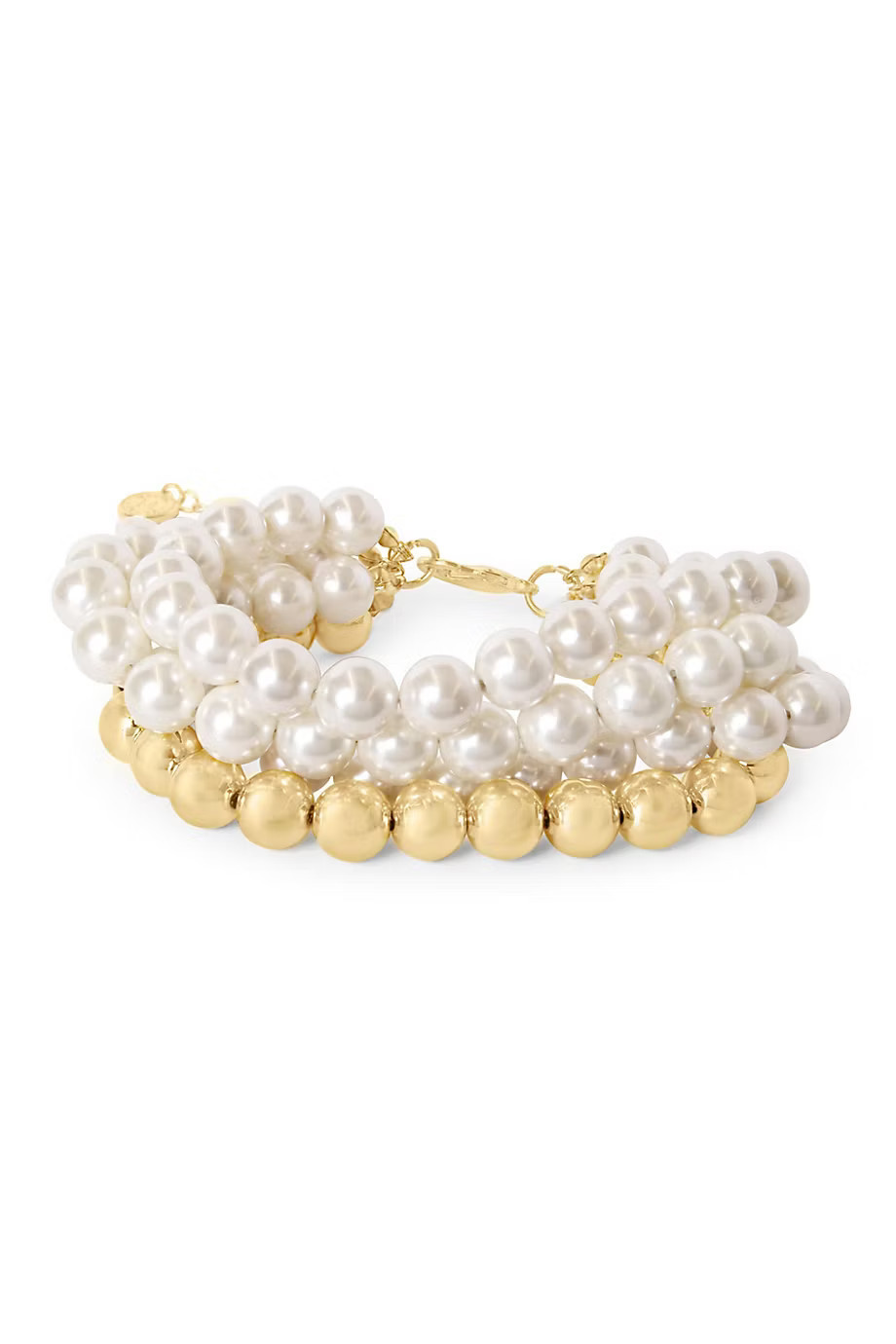 Martha Stewart Four Strand Pearl And Gold Bracelet David's Bridal | David's Bridal