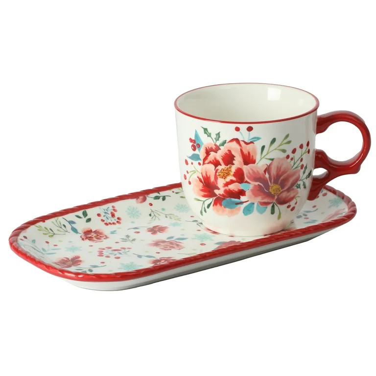 The Pioneer Woman Merry Meadow Stoneware Cookie Tray Set | Walmart (US)