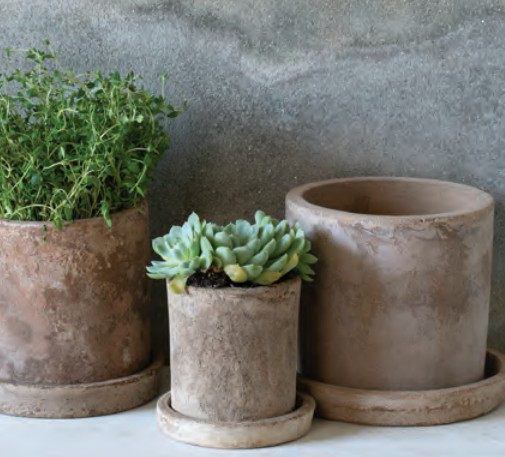 Terra Planter in Stone in Various Sizes design by Dassie Artisan | Burke Decor