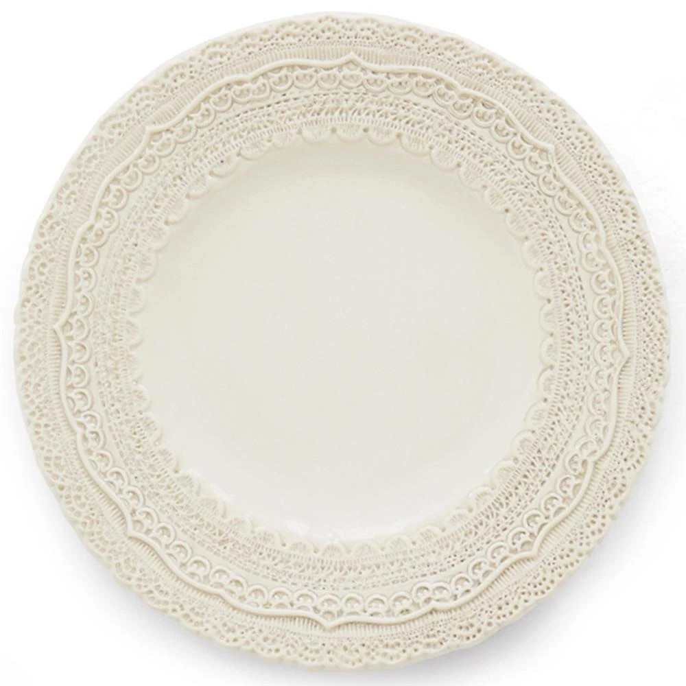 Arte Italica Finezza French Country Cream Ceramic Salad Plate | Kathy Kuo Home