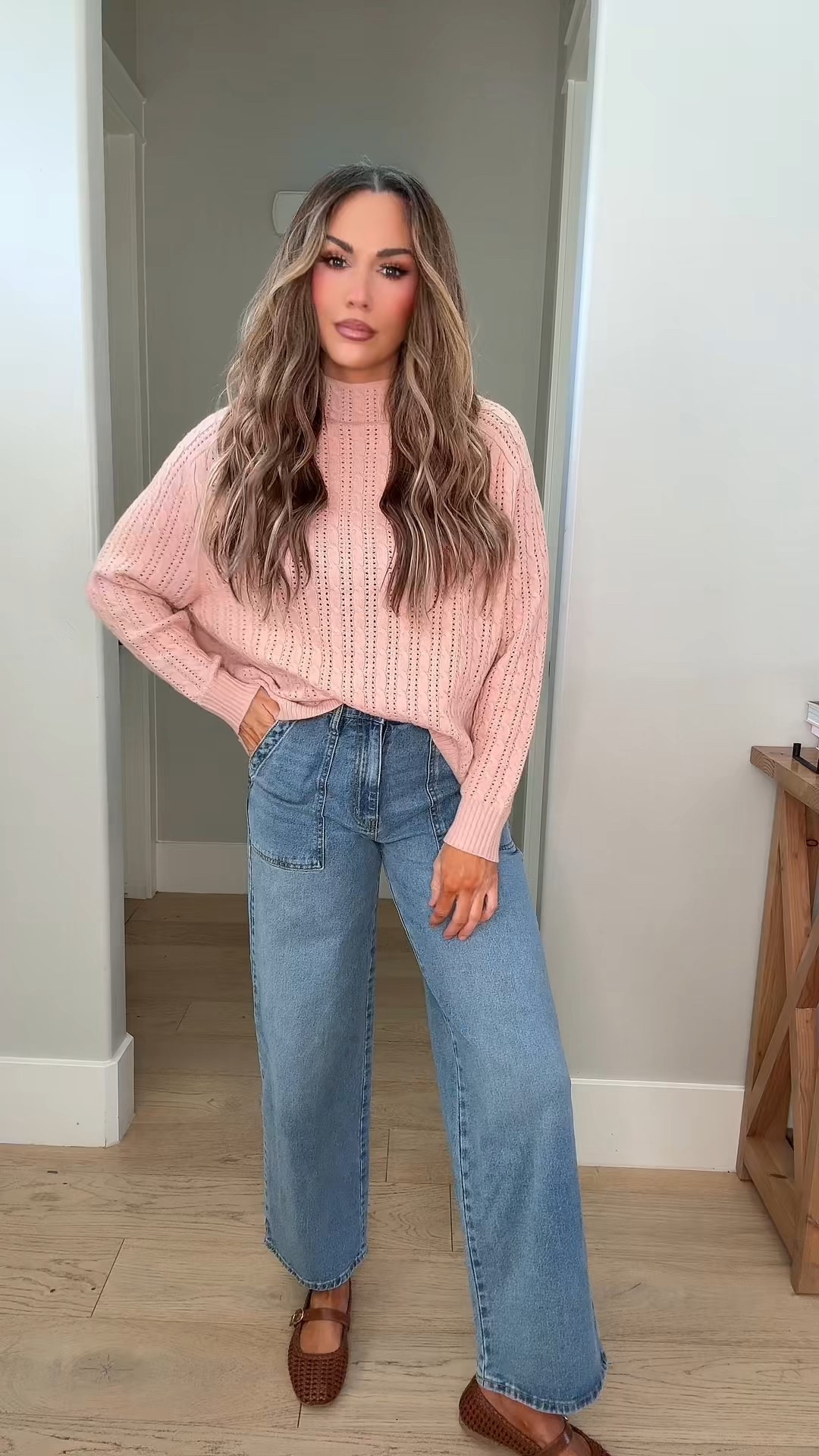 Walmart new arrivals
Sweater size small
Jeans size 6 

#LTKOver40 #LTKTall #LTKSaleAlert