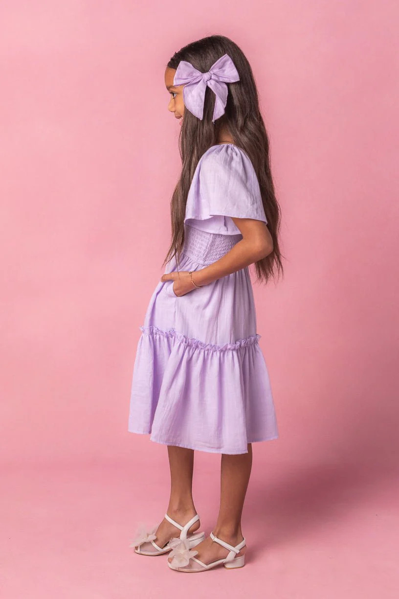 Mini Lennon Dress in Lavender | Ivy City Co