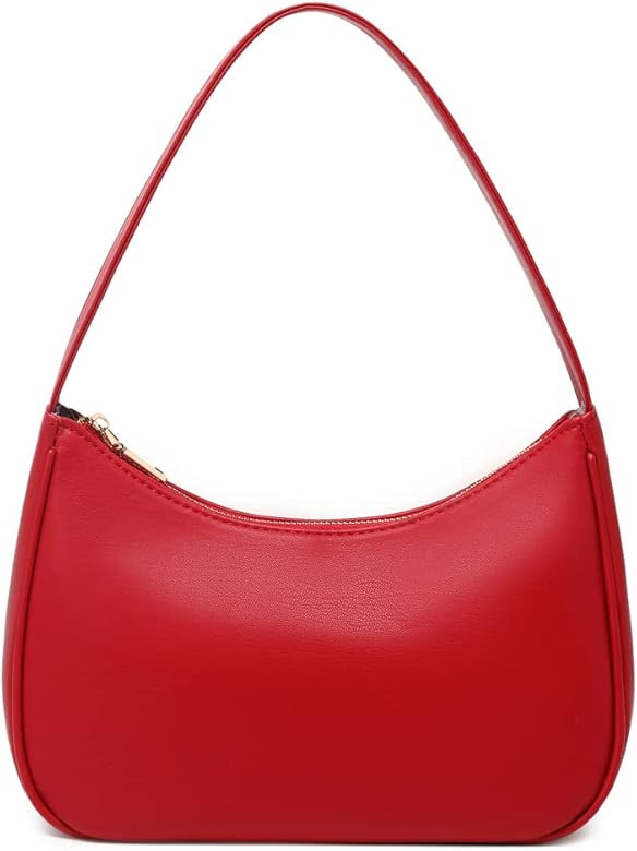 CYHTWSDJ Shoulder Bags for Women, Cute Hobo Tote Handbag Mini Clutch Purse with Zipper Closure | Amazon (US)