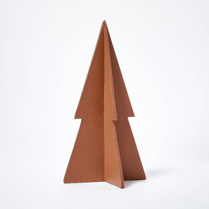Large Leather Tree Brown - Threshold&#8482; designed with Studio McGee | Target