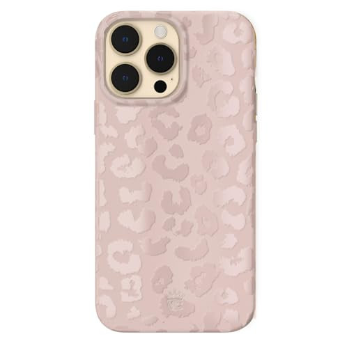 VELVET CAVIAR Leopard Cheetah Print Phone Case for iPhone 14 Pro Max for Women - Compatible with MagSafe - 10ft Drop Tested - Girly Cute Protective Designer Cover - Nude Neutral Beige Aesthetic | Amazon (US)