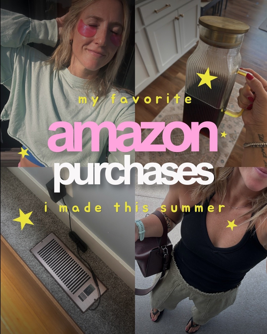 my top 10 favorite Amazon purchases from this summer! 

Small tank, medium in pants, big boys are in 5T pjs and Sam in 2T

#LTKSaleAlert #LTKKids #LTKHome