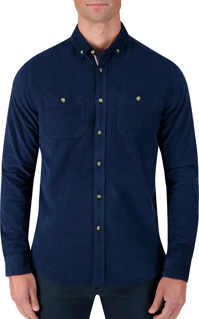 Report Collection Solid Corduroy Long Sleeve Shirt | Nordstromrack | Nordstrom Rack