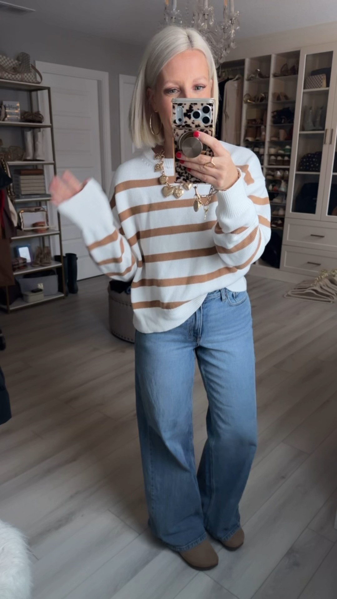 These are my favorite kind of sweater so I had to get every color!!!! 
⬇️⬇️⬇️
Sweater medium
Jeans size 6

#LTKFindsUnder100 #LTKFindsUnder50 #LTKOver40