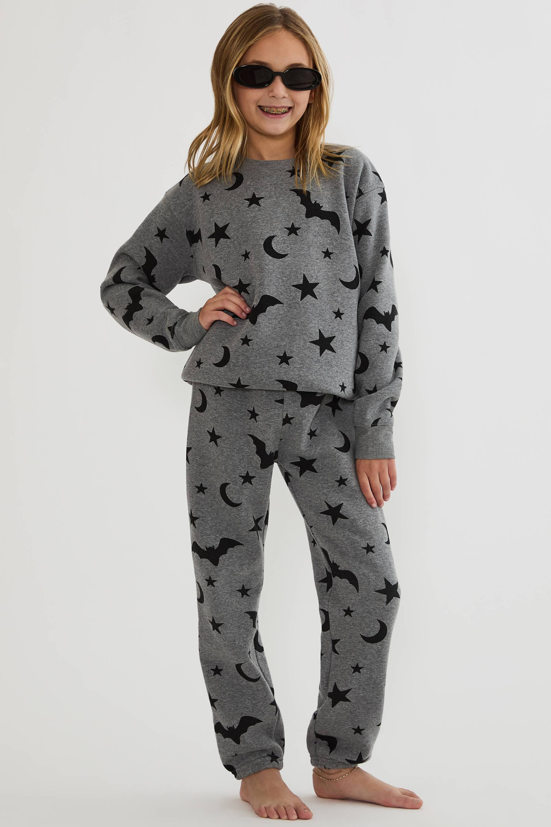 Little Georgie Pant Halloween Night | Girls Halloween Joggers | Beach Riot | Beach Riot