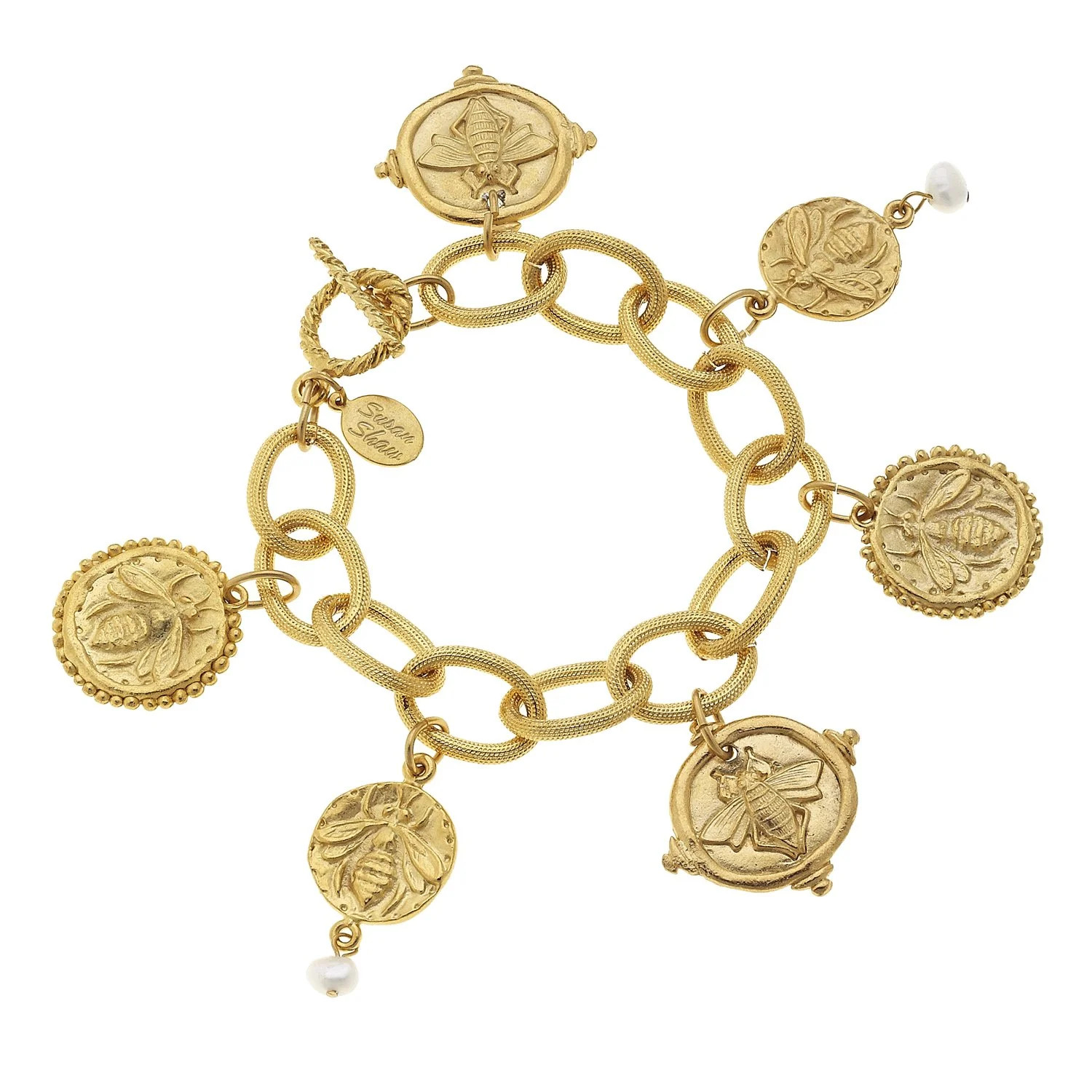Bee Intaglio Charm Bracelet | Susan Shaw