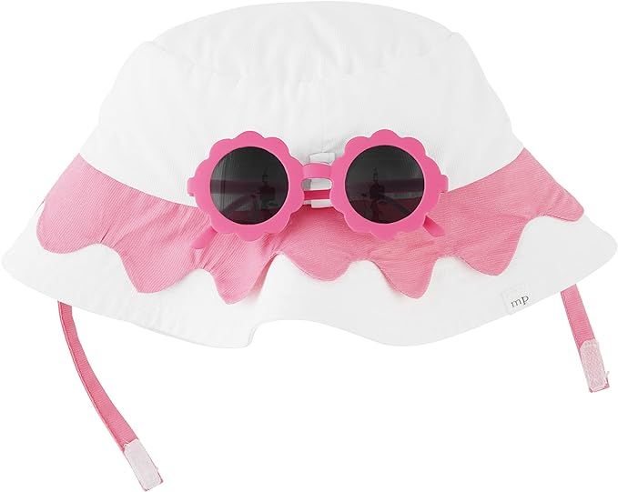 Mud Pie Baby Girl Hat & Sunglasses Set | Amazon (US)