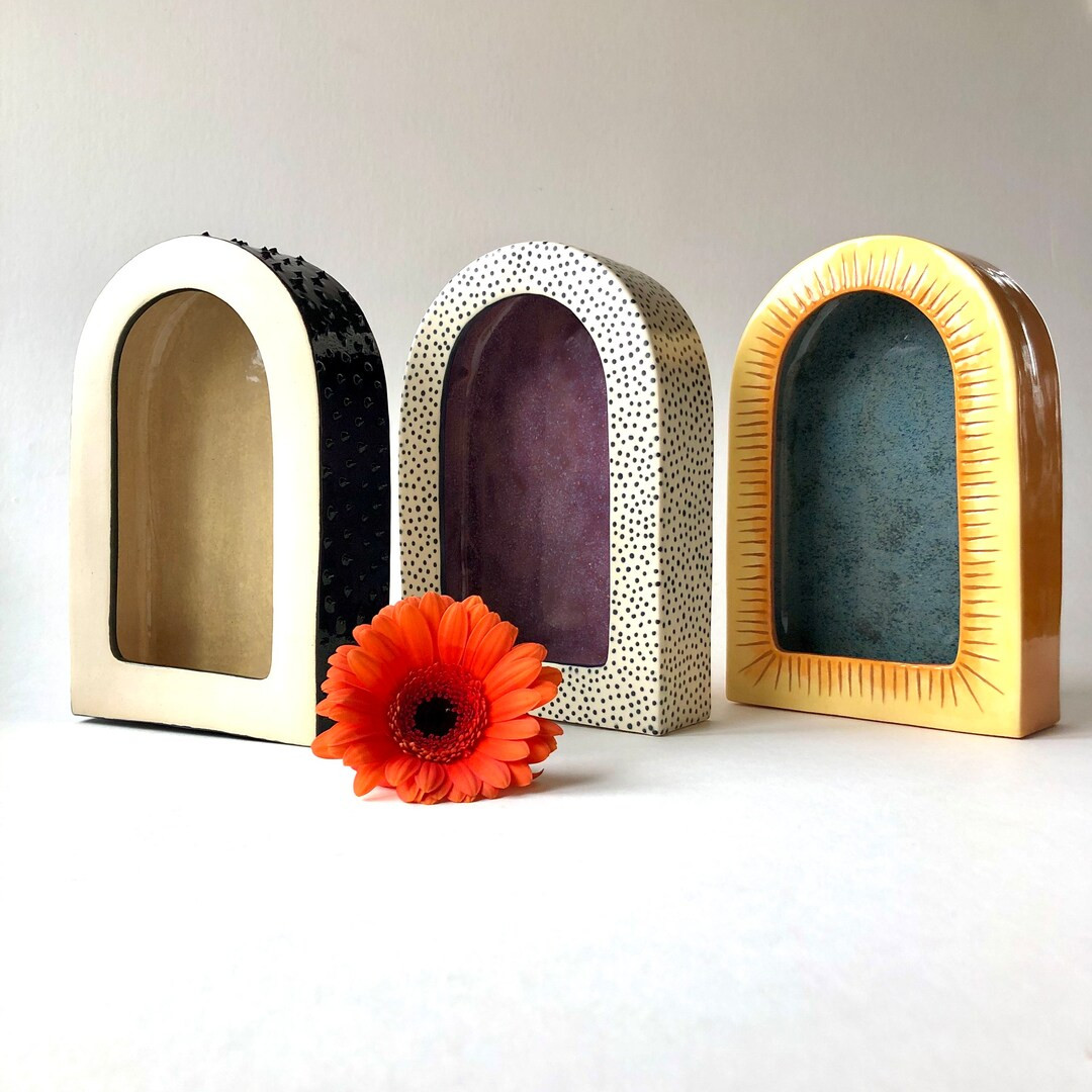 Contemporary Shrines, Ceramic Shrines, Hand Made Wall Shelf, Wall Candy, Ceramic Nicho - Etsy | Etsy (US)