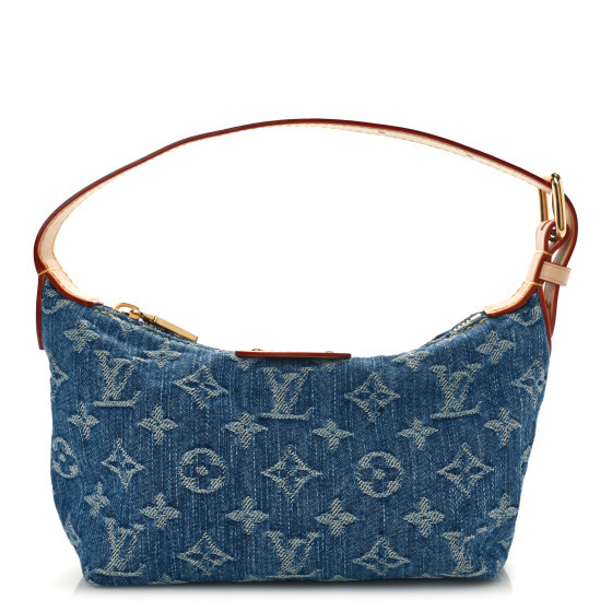 Monogram Denim Hills Pochette Blue | FASHIONPHILE (US)