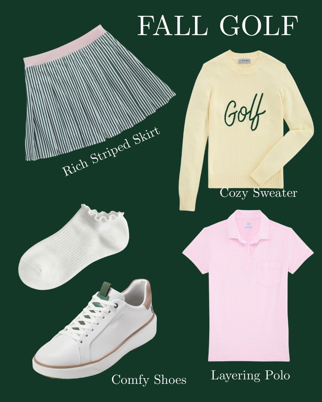 Looking for that perfect fall outfit?  Here they are!  Change up your golf wardrobe by using warmer tones for the fall.

#LTKActive #LTKSeasonal #LTKOver40