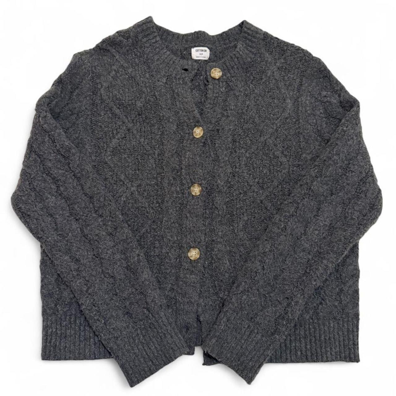 Cotton On Women's Cardigan - Grey | Depop AU