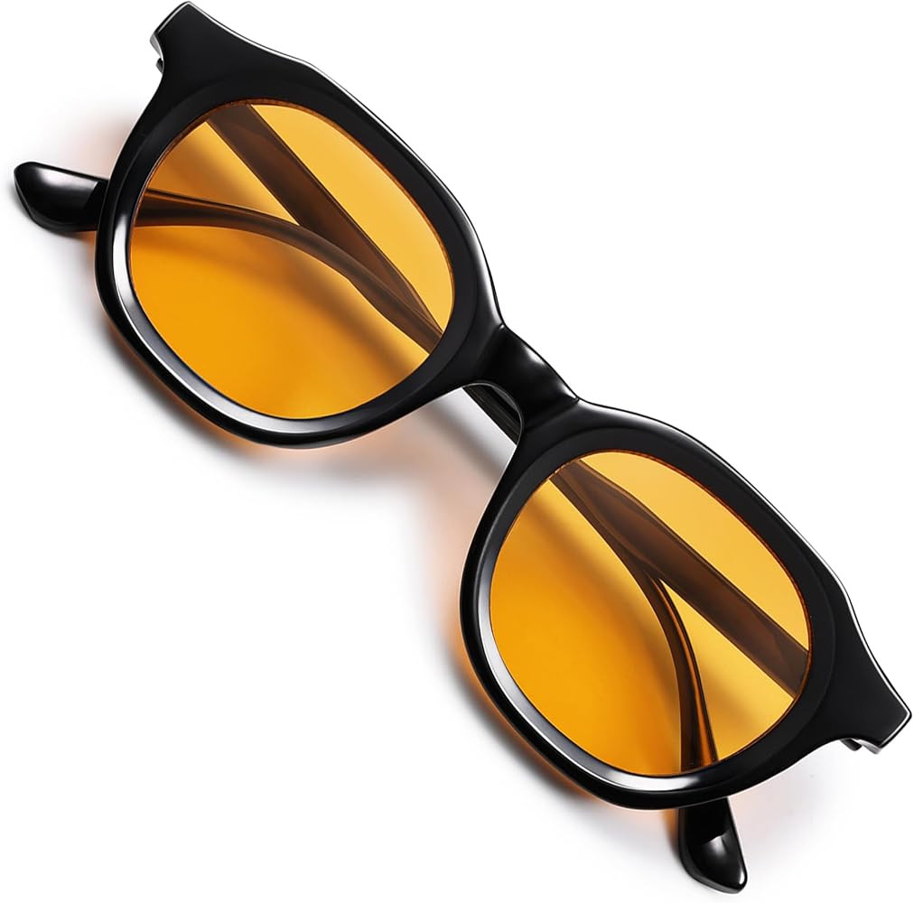 VANLINKER Retro Round Sunglasses for Men Women Vintage Circle Shades VL9829 46mm | Amazon (US)