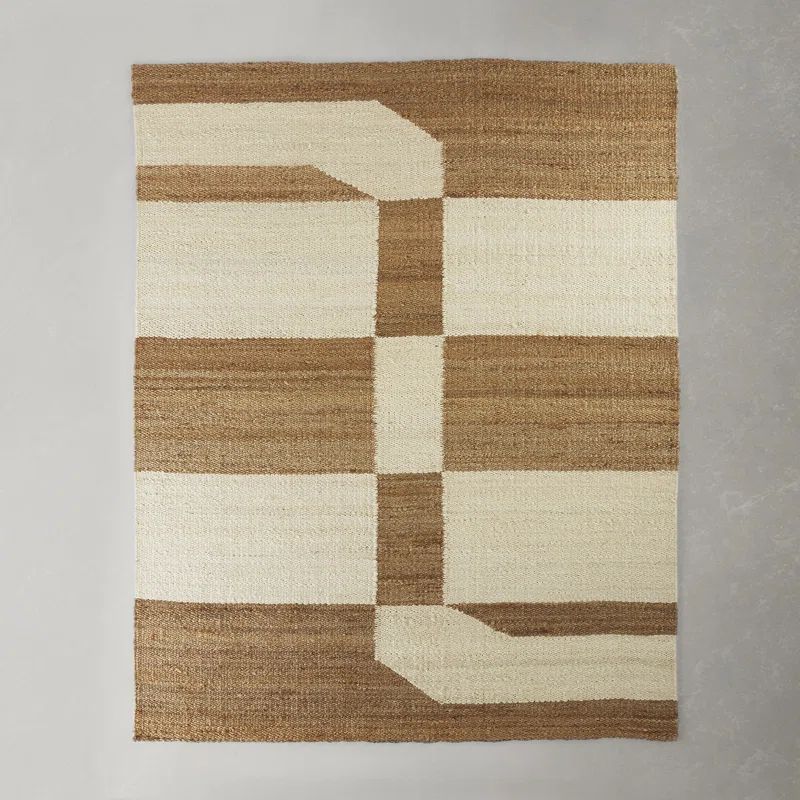 Cheri Handmade Jute/Sisal Ivory/Brown Rug | Wayfair North America