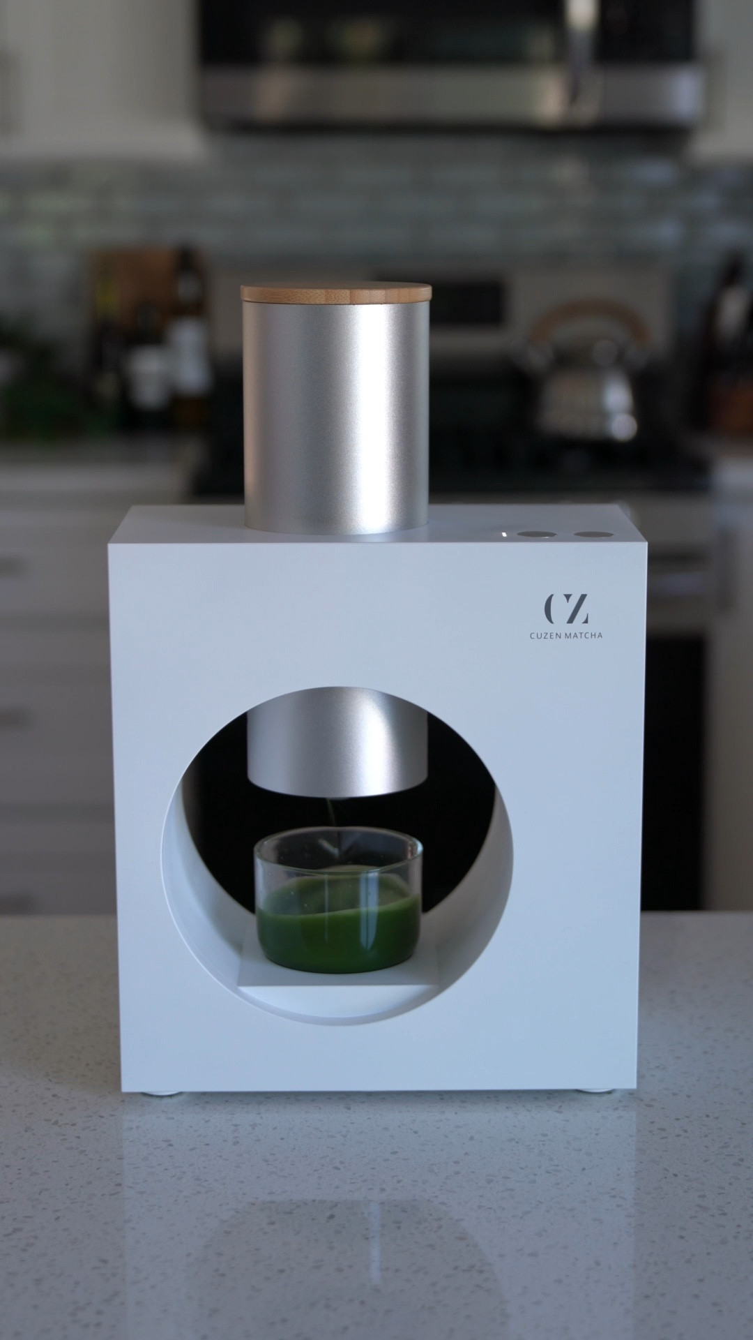 If you want to make matcha at home I recommend checking out Cuzen Matcha 🍵 their at home matcha machine stores and freshly grinds organic matcha tea leaves then whisks it to perfection at a push of a button! All you have to do after pouring the leaves into the machine is fill the whisking cup with water, select the strength and press start. It’s incredibly easy to use! 

#LTKVideo #LTKHome
