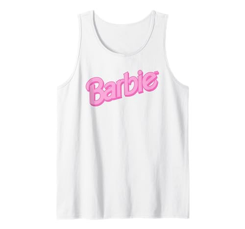 Barbie Pink Logo Tank Top | Amazon (US)