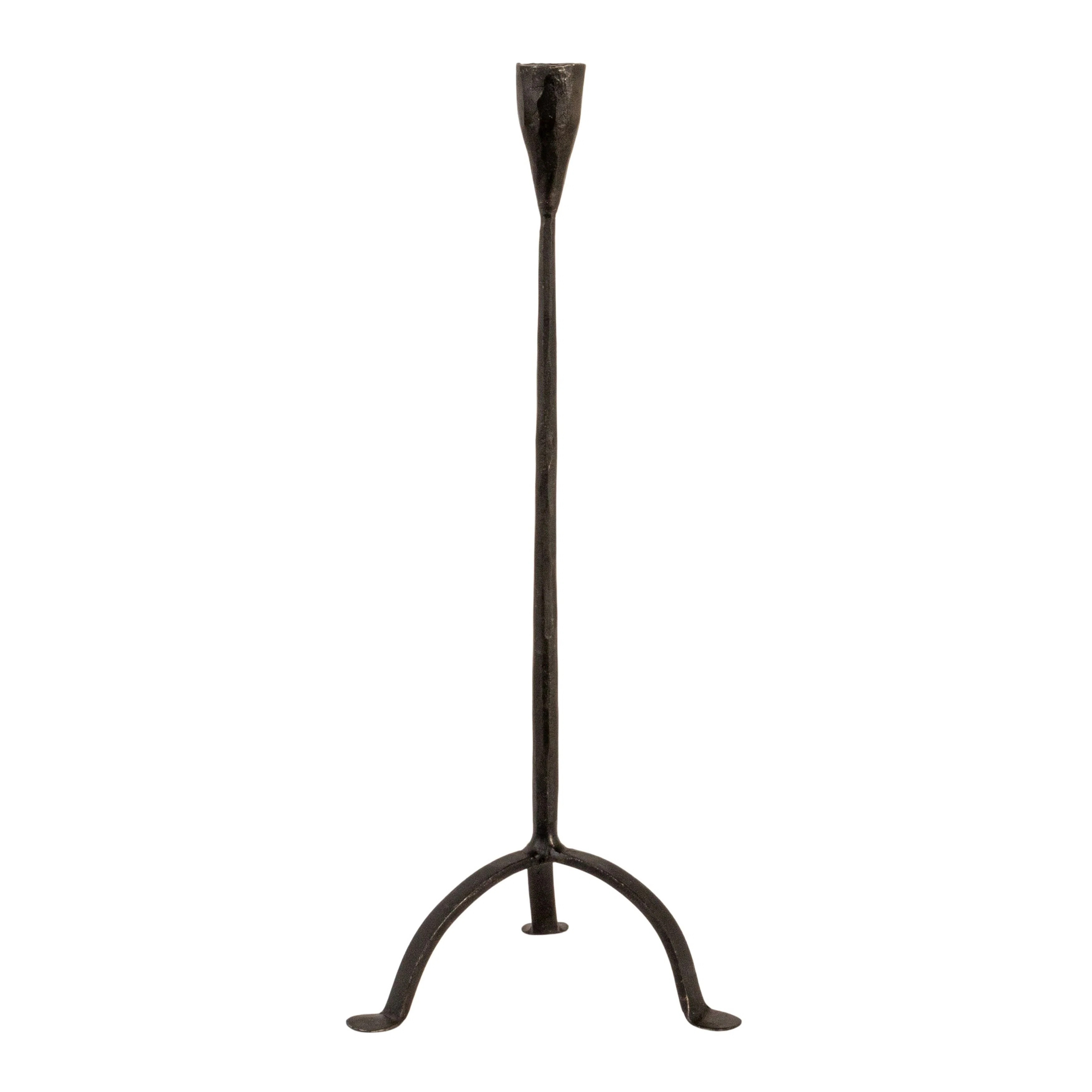 Hand-Forged Cast Metal Footed Taper Holder | Wayfair North America