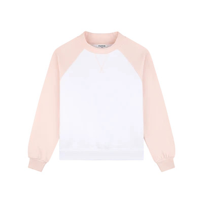 Raglan Mockneck - Rose + White | Parke