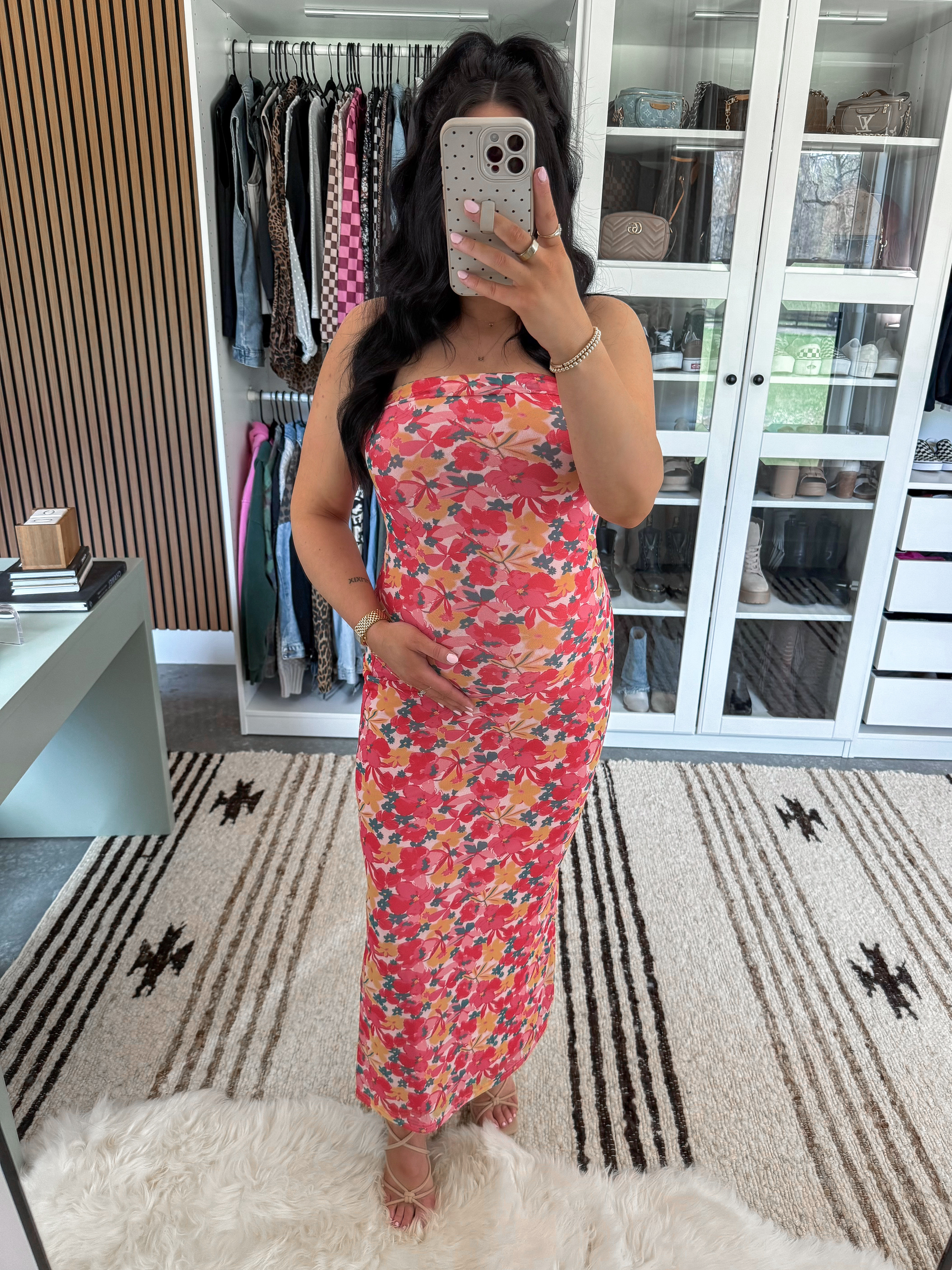 Bump Friendly Spring Wedding Guest Dress

Dress - small (fits the bump well, but I do wish I sized up one for a little more room!)

#springdresses #floraldress #maxidress #weddingguestoutfit #bumpstyle #amazondresses  

 #LTKSeasonal #LTKBump #LTKWedding