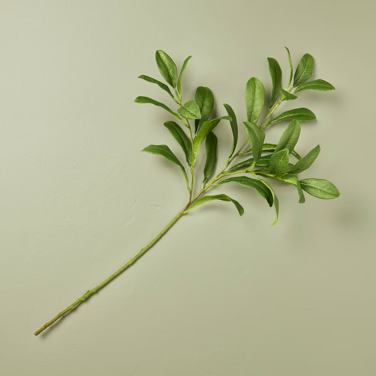 25" Apple Leaf Artificial Stem Green - Hearth & Hand™ with Magnolia | Target