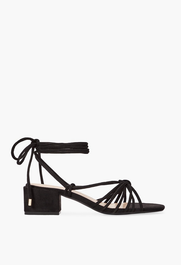 Aurora Lace-Up Heeled Sandal | JustFab