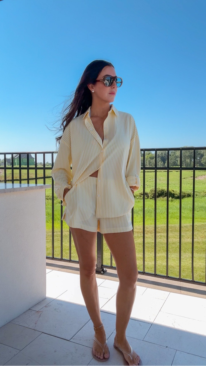 Received so many compliments on this set! Doesn’t wrinkle & is so comfortable. @abercrombie wearing a small in top and shorts!

#LTKgrwm #LTKSaleAlert #LTKootd