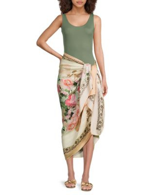 Floral Print Sarong | Saks Fifth Avenue OFF 5TH