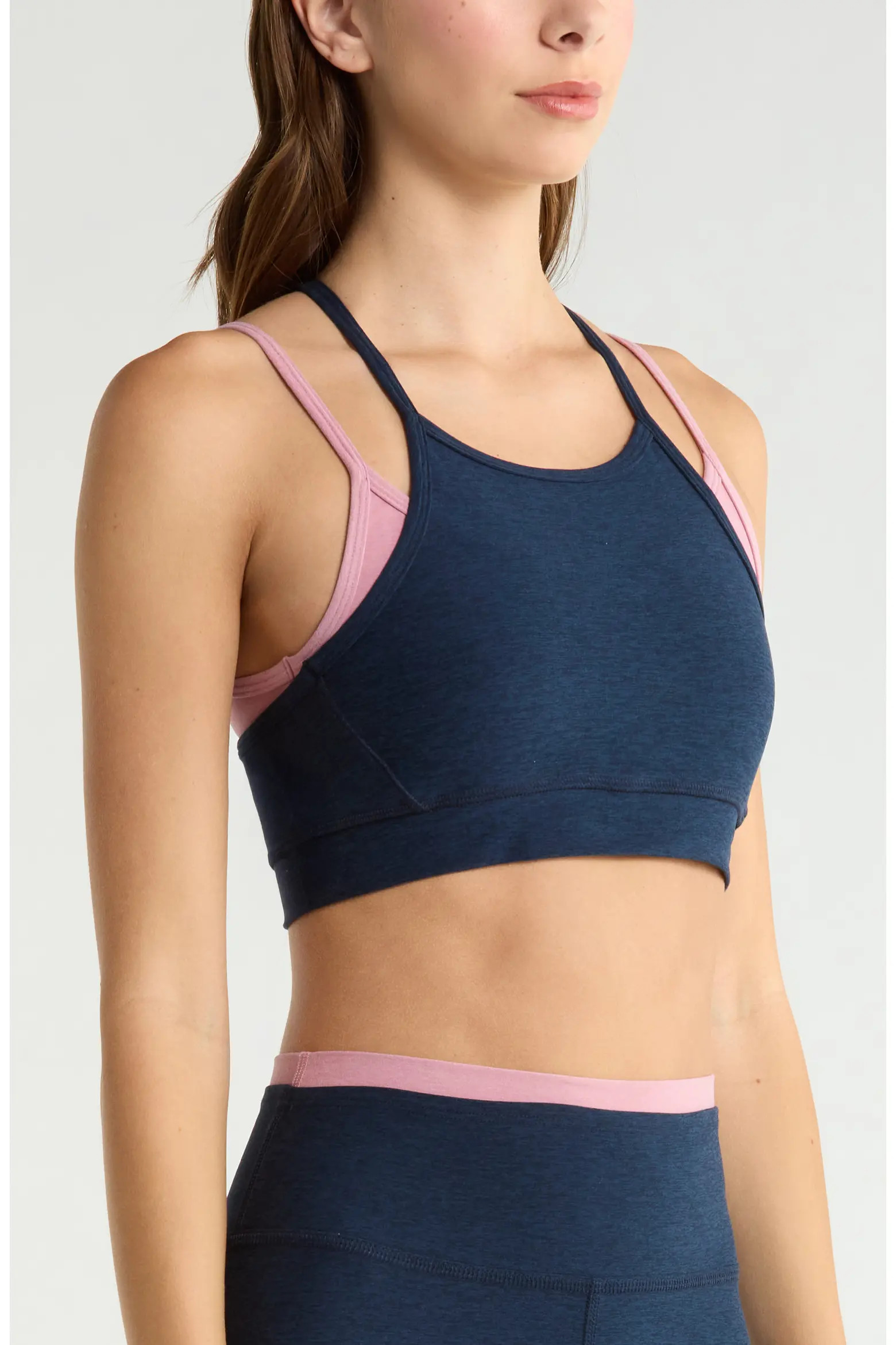 Space Dye Long Layered Bra (Women) | Nordstrom | Nordstrom