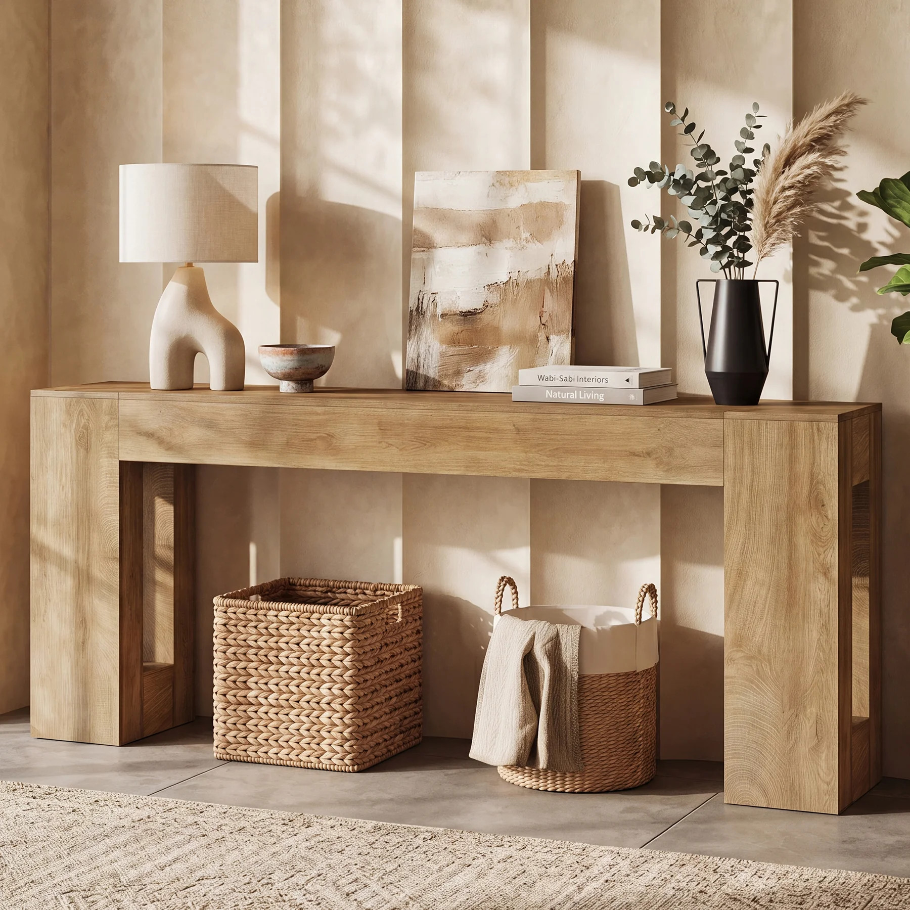Latitude Run\u00ae 78.74" Extra Long Console Table for Entryway & Reviews | Wayfair | Wayfair North America