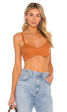 Lovers + Friends Caro Top in Terracotta from Revolve.com | Revolve Clothing (Global)